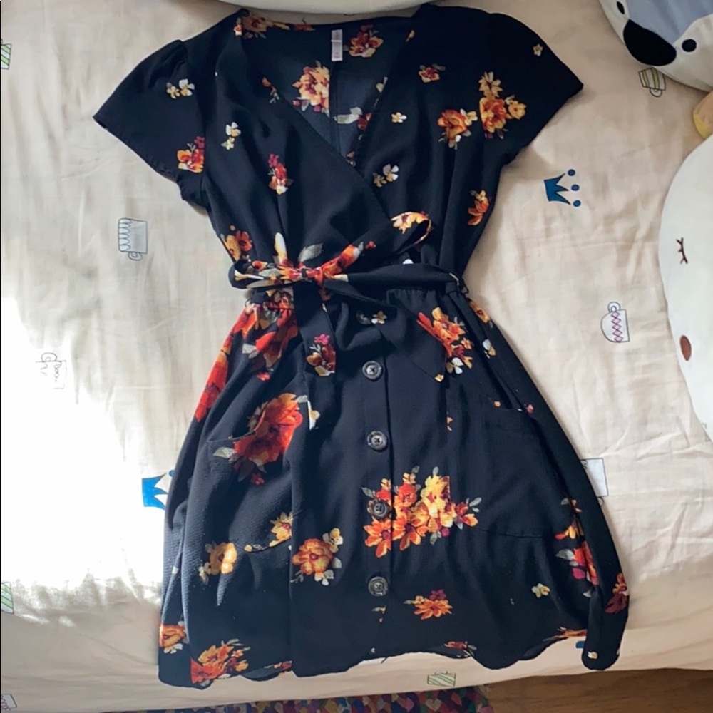 xhilaration floral dress